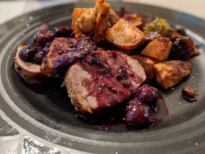 Pork Tenderloin in Port Wine Reduction-1